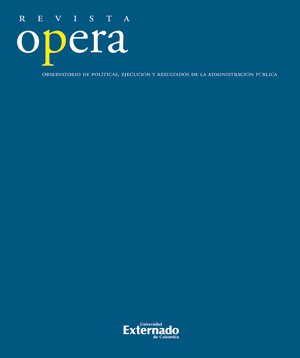 Portada: Revista Opera, Universidad Externado de Colombia